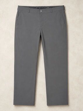 Duluth Trading Co Men’s 42x32 Flex Dry on the Fly Pants Gray Relaxed Fit